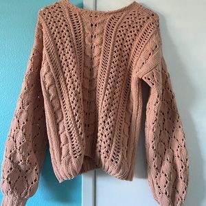 Crochet sweater